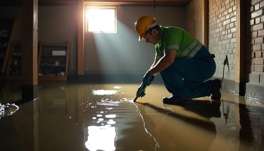 Professional water damage restoration services in Drumright, OK